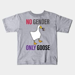 NO GENDER ONLY GOOSE T SHIRT Kids T-Shirt